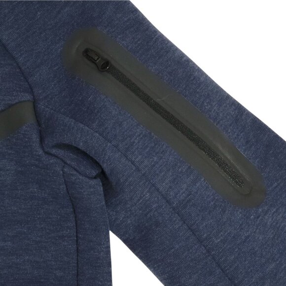 Nike Sportswear Big Kids Tech Fleece Full Zip Hoodie Size Medium 10-12 Yrs Blue - Picture 5 of 14